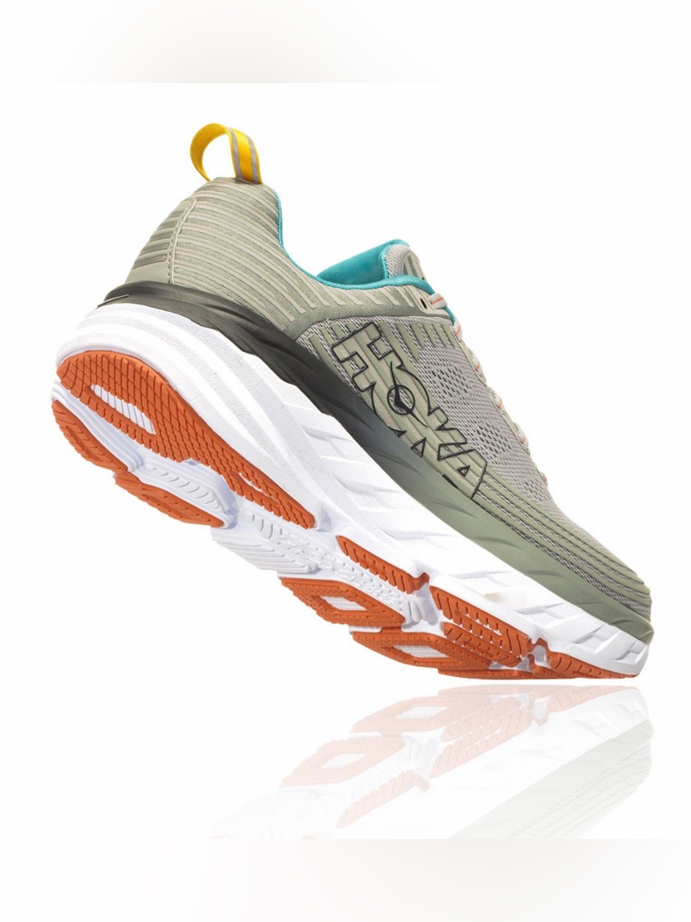Hoka One One Bondi 6 Women’s size 9 Running shoes in gray and blue colorway - Picture 3 of 9